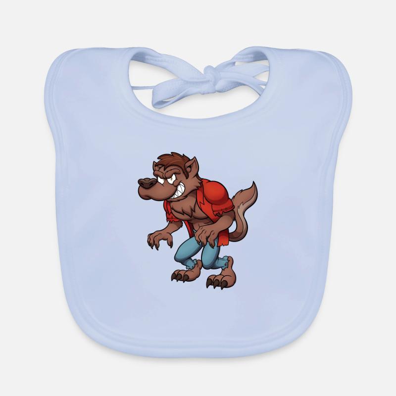 Werwolf Baby Bio-Lätzchen