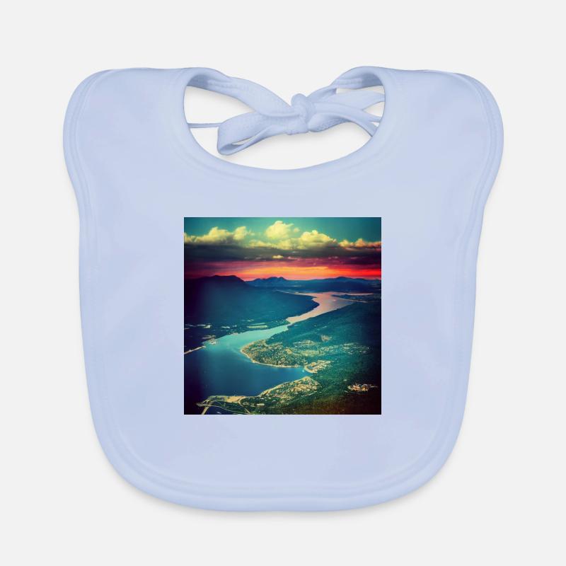 View from the Blue Mountains Organic Baby Bibs
