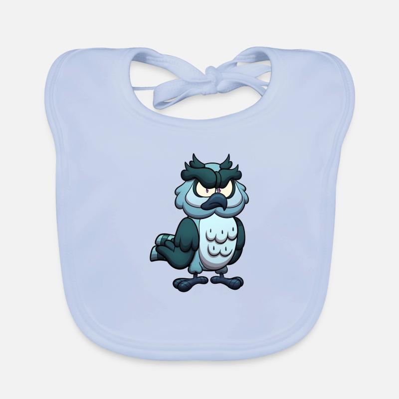 Böse Eule Baby Bio-Lätzchen