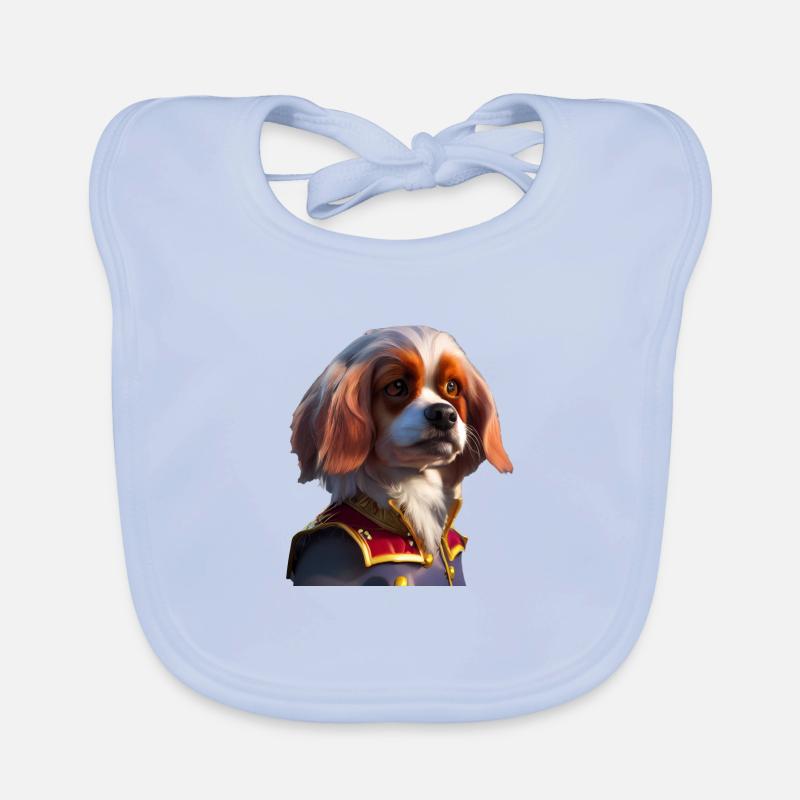 Cavalier King Charles Hund - Cavalier King Charles Baby Bio-Lätzchen