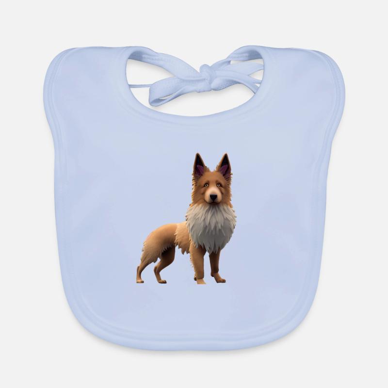 Belgian Shepherd Dog Organic Baby Bibs