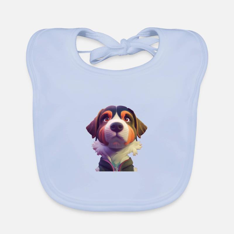 Entlebucher Mountain Dog Organic Baby Bibs