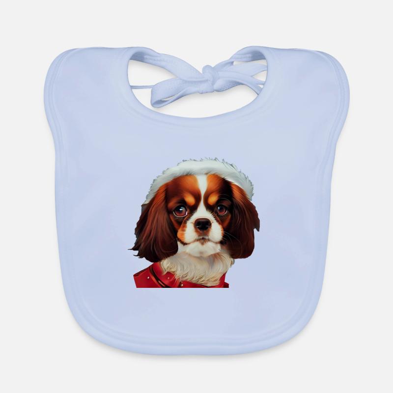 Cavalier King Charles Spaniel Noël Bavoir bio Bébé