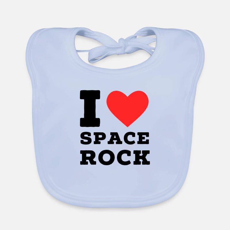 I love space rock Organic Baby Bibs