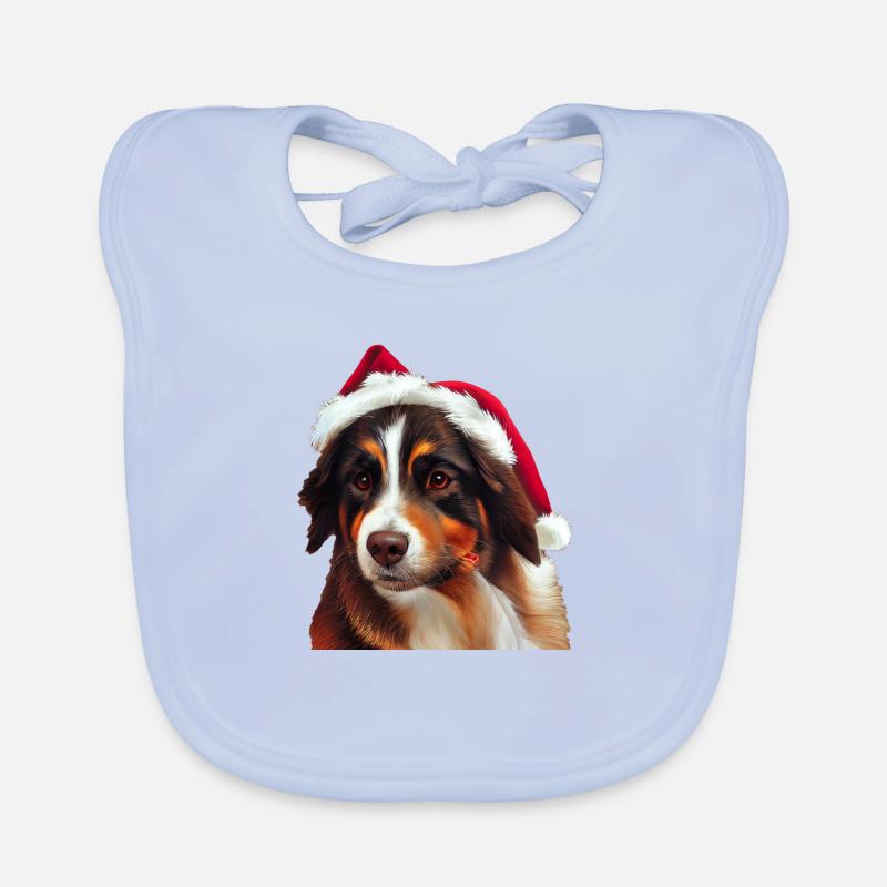 Aussie Christmas Organic Baby Bibs