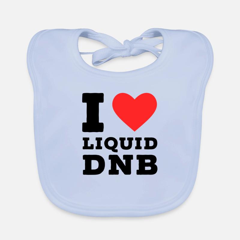I love liquid dnb Organic Baby Bibs