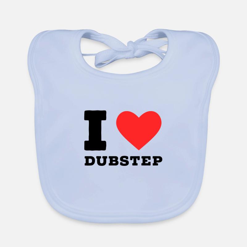 J’adore le dubstep Bavoir bio Bébé