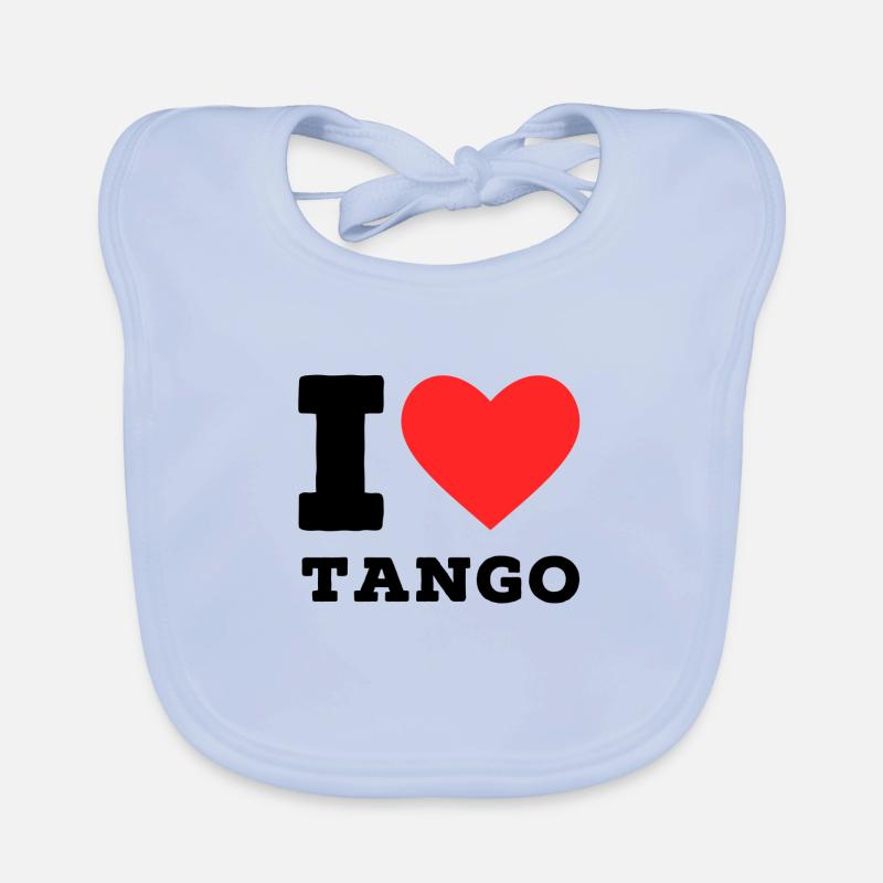 J’aime le tango Bavoir bio Bébé