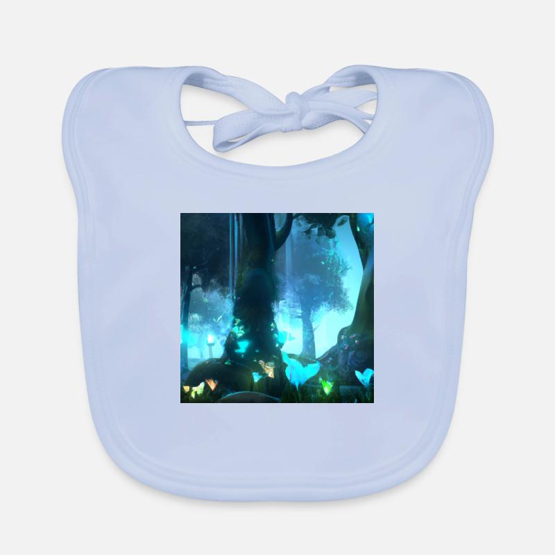 Forêt magique Bavoir bio Bébé