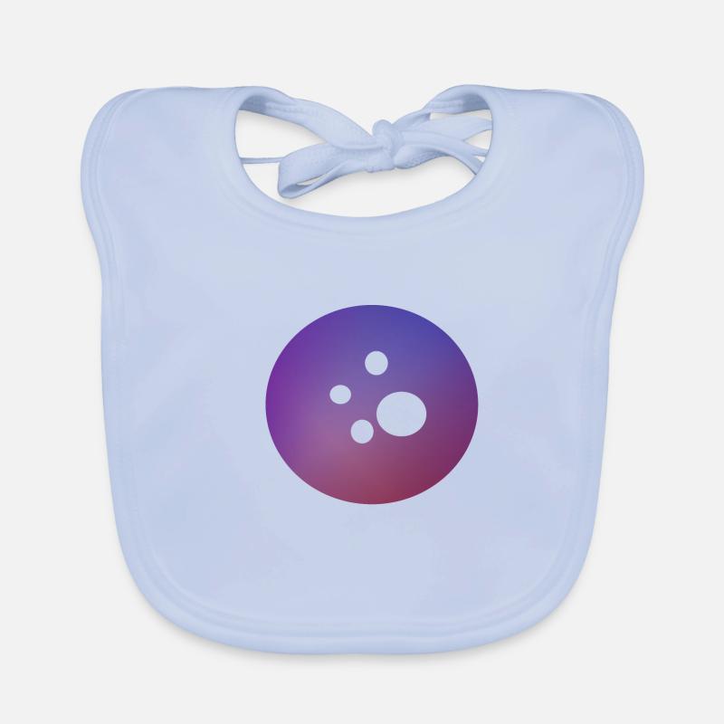 Galaxy button Baby Bio-Lätzchen