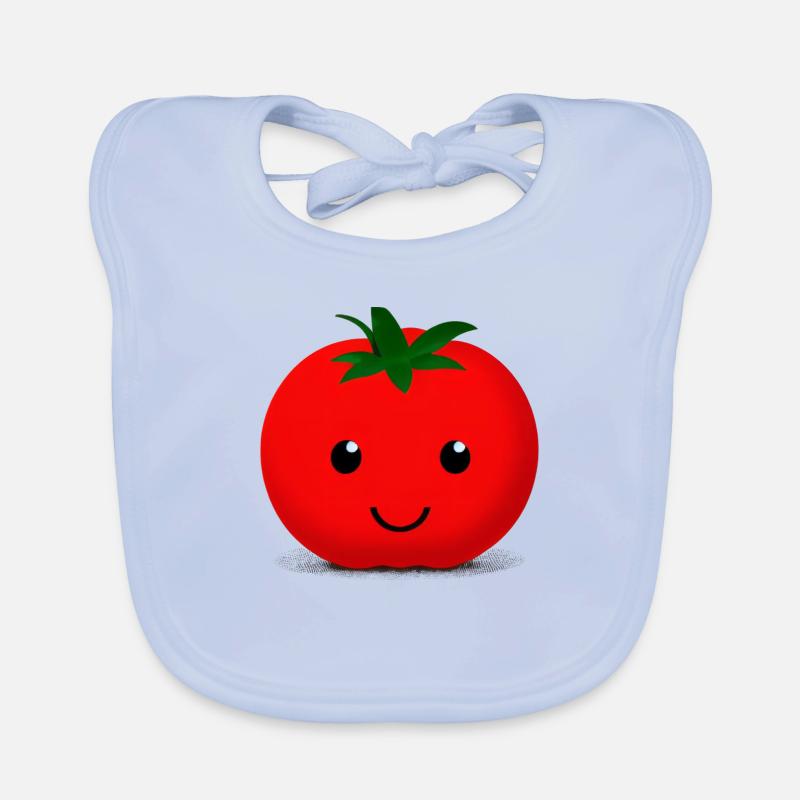 Tomato Comic Tomato Sweet Cartoon 2 Organic Baby Bibs