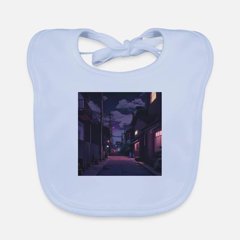 Nuit Lofi Bavoir bio Bébé