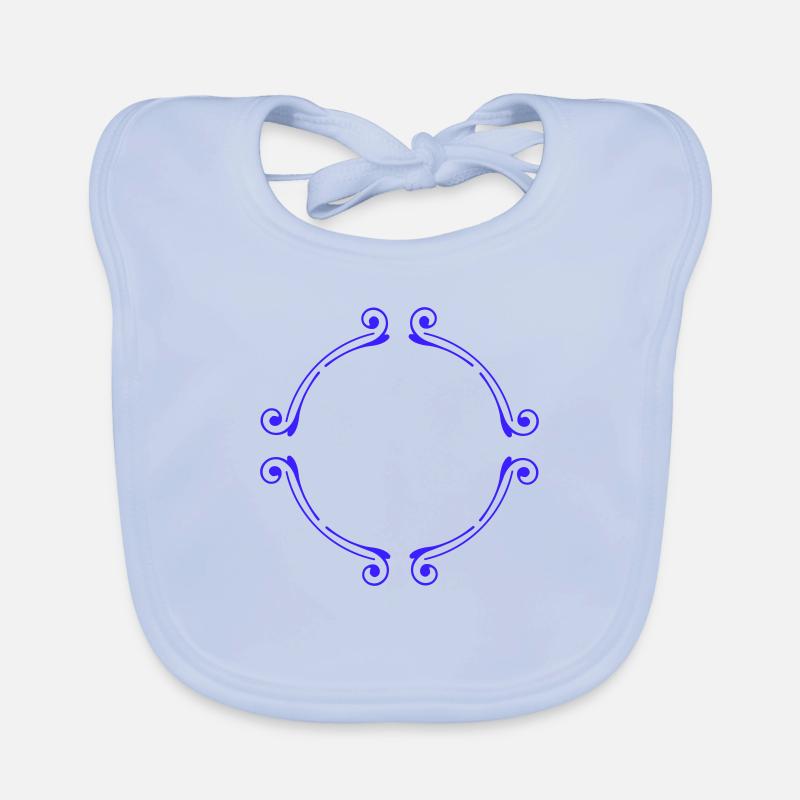 nice round Frame | Vectorgraphic Baby Bio-Lätzchen