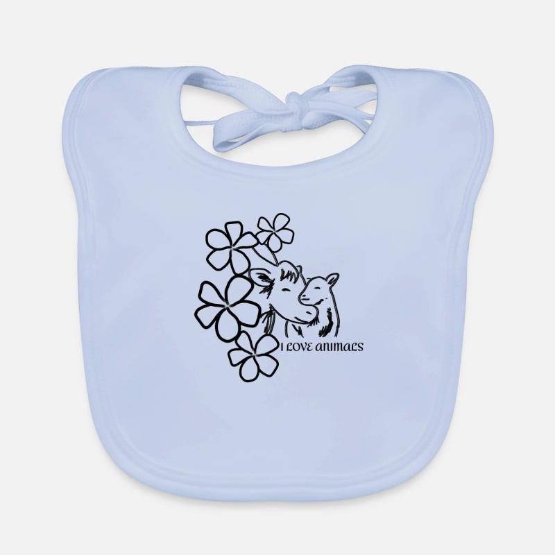 Mutterliebe Kuh Baby Bio-Lätzchen