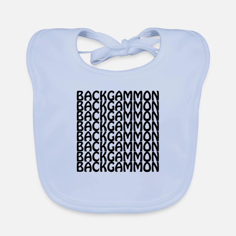 boardgame chess backgammon game night Baby Bio-Lätzchen