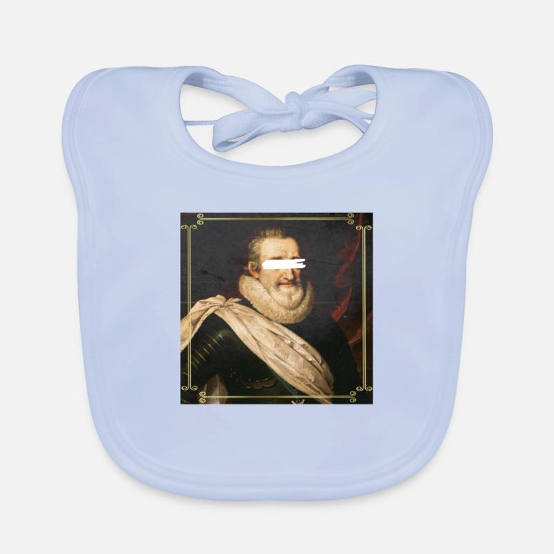french Henri 4 Bavoir bio Bébé