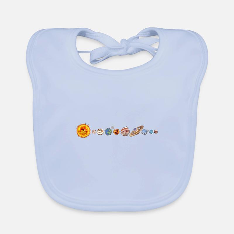 Solar System Organic Baby Bibs