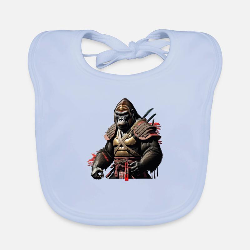 Le Gorille Ninja Bavoir bio Bébé