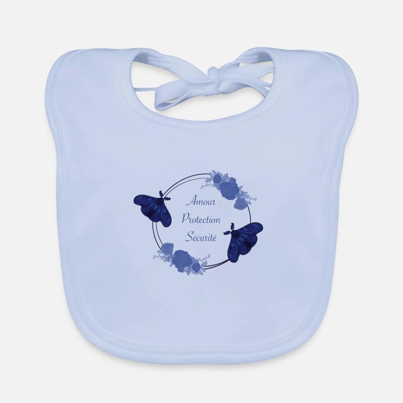 papillon de nuit Bavoir bio Bébé