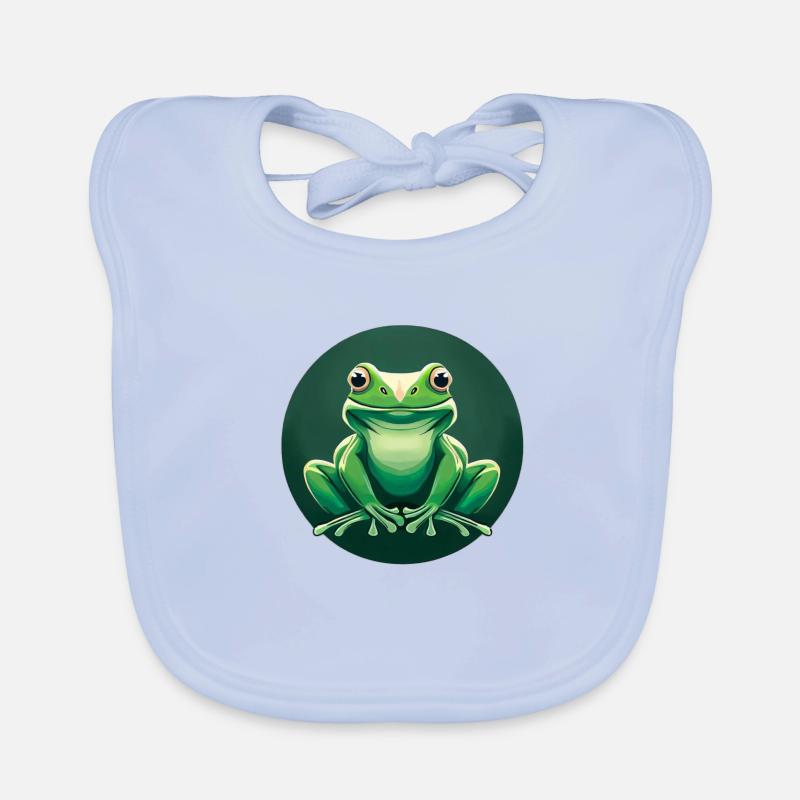 Frog Organic Baby Bibs