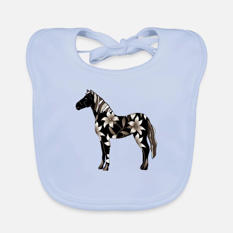 Cheval Bavoir bio Bébé