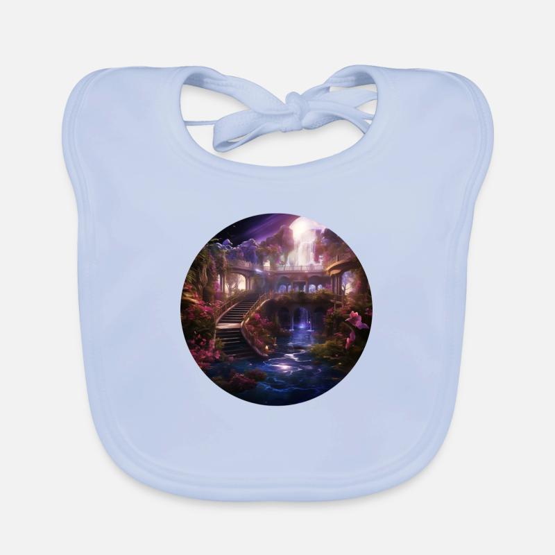 Enchanted Astral Starharbor Organic Baby Bibs