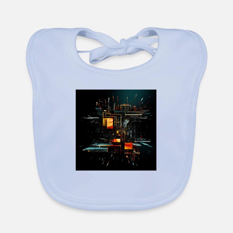 Créativité numérique : technologie moderne Bavoir bio Bébé