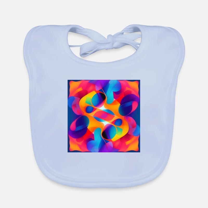 Abstract Organic Baby Bibs