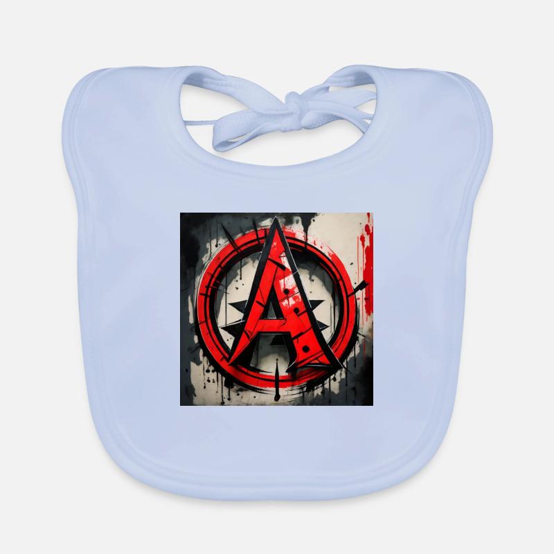 against all authority except my mom Organic Baby Bibs