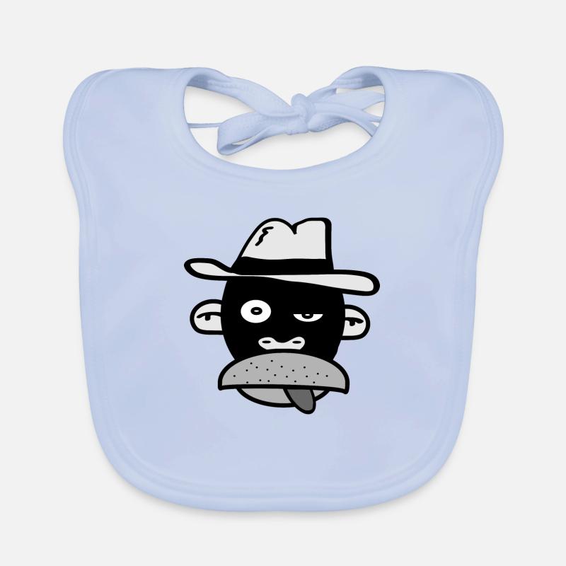 monkey gangster Baby Bio-Lätzchen