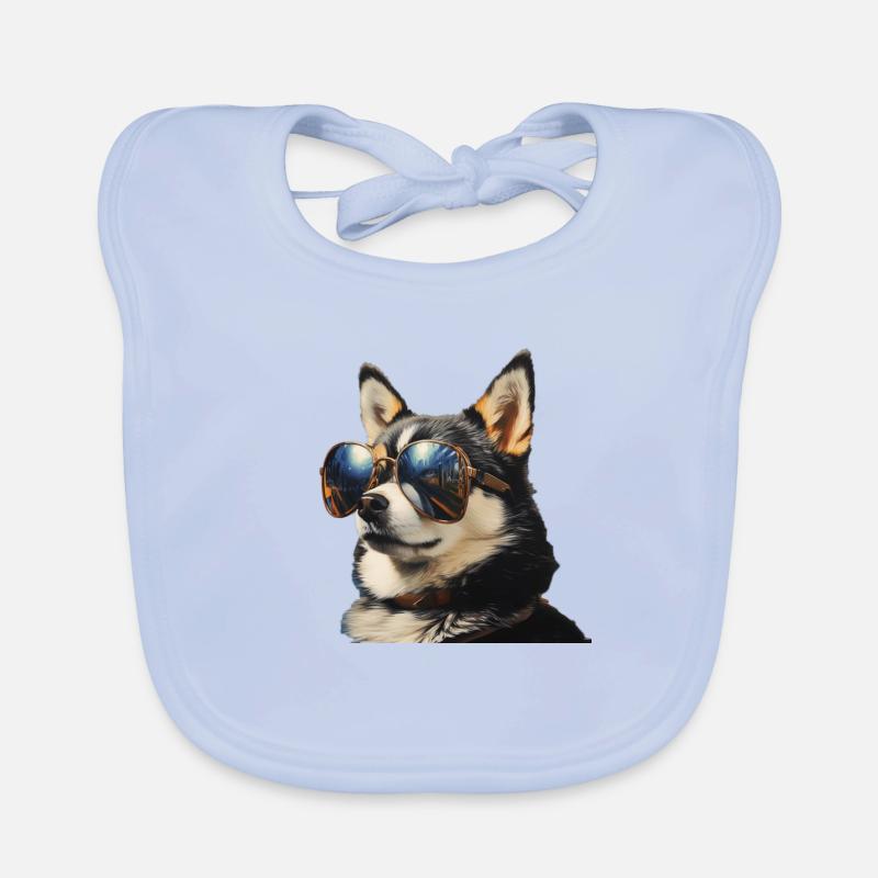 Alaskan Klee Kai Cool - Alaskan Klee Kai Baby Bio-Lätzchen
