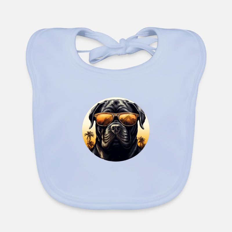 Cane Corso Cool - Cane Corso Dog Organic Baby Bibs