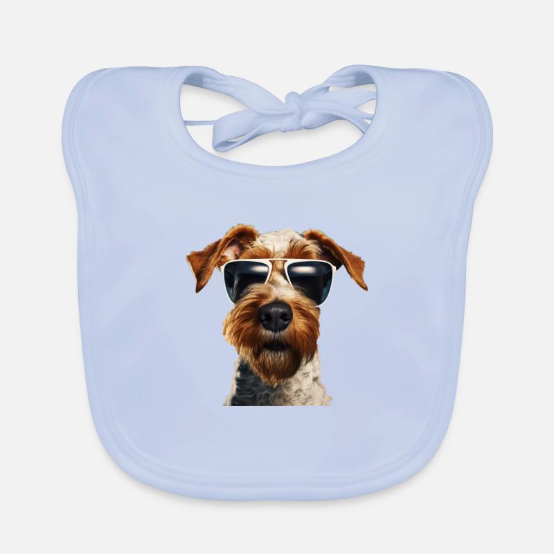 Foxterrier Cool - Foxterrier Baby Bio-Lätzchen