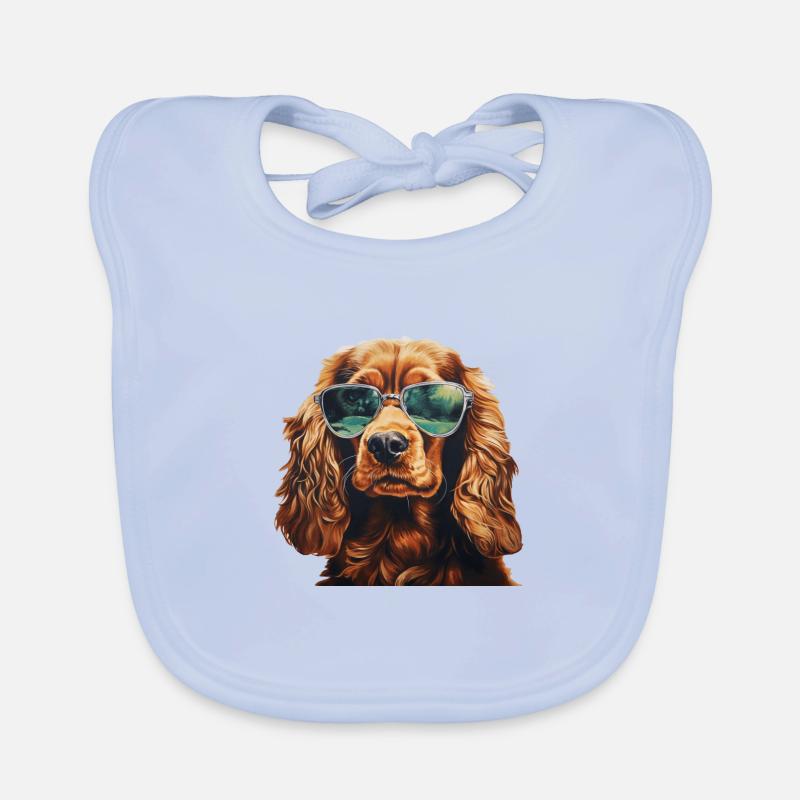 Cocker Spaniel Cool - Cocker Spaniel Chien Bavoir bio Bébé