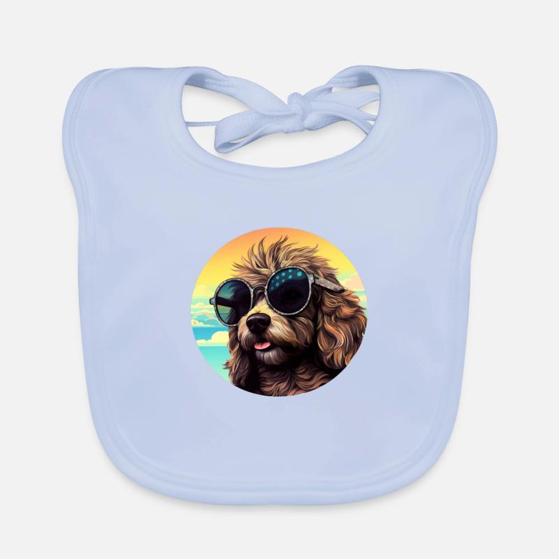 Labradoodle Cool - Chien Labradoodle Bavoir bio Bébé