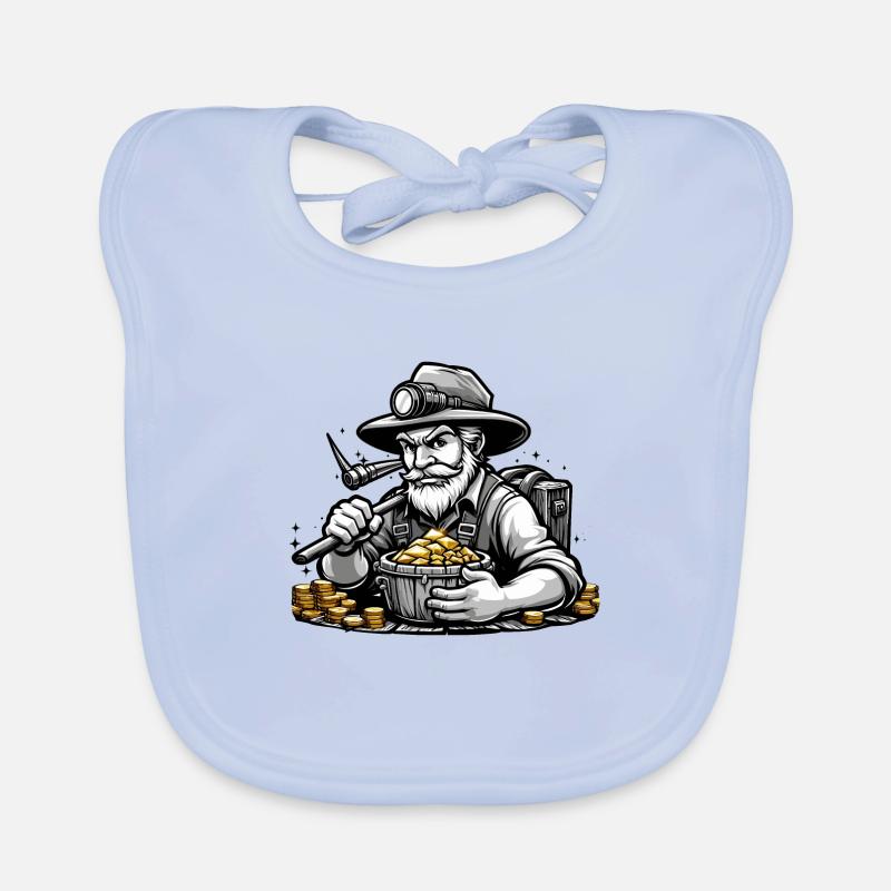 Goldgräber-Abenteuer Baby Bio-Lätzchen