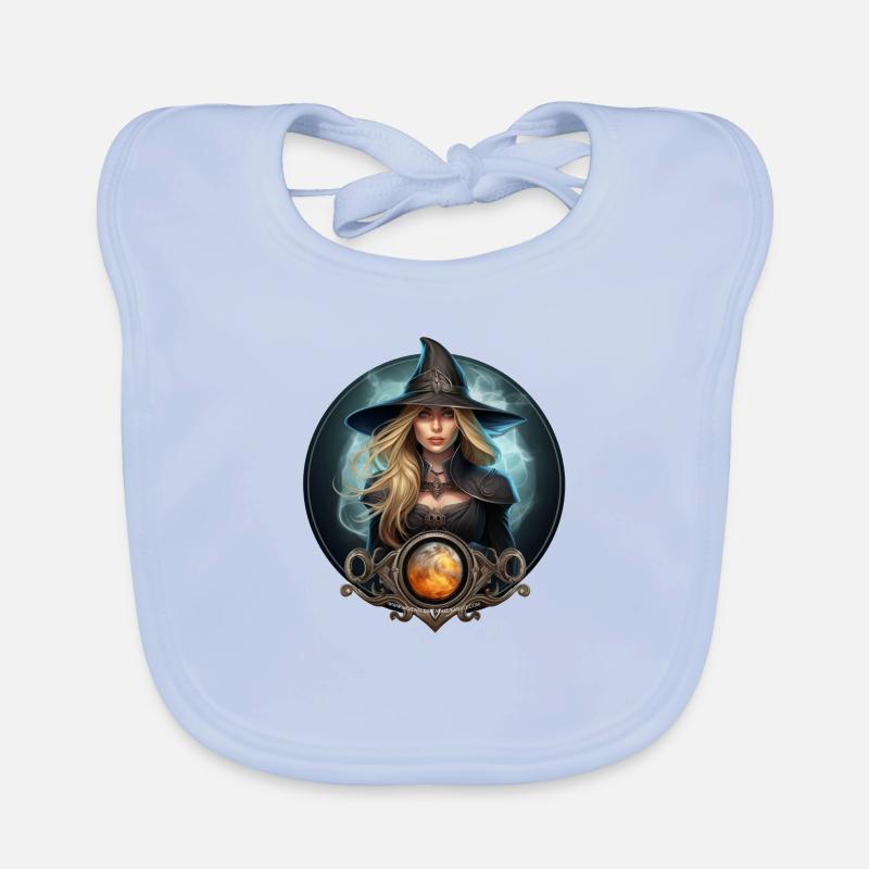 Sorcière druide magie celte - druidesse wicca Bavoir bio Bébé