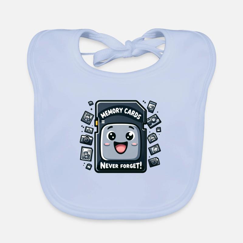 Memory Cards never Forget Baby Bio-Lätzchen