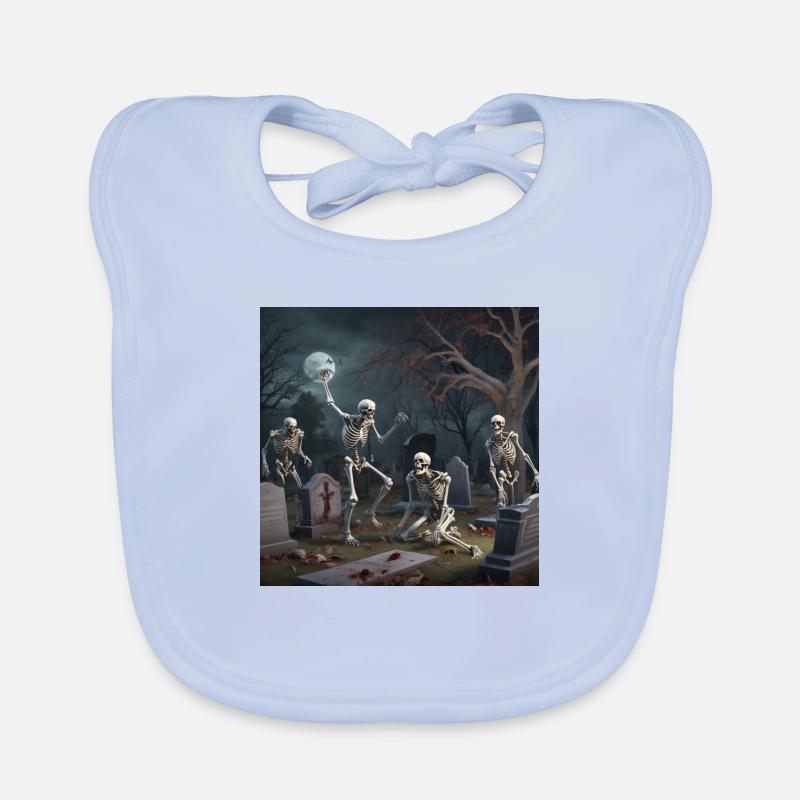Squelette de danse Bavoir bio Bébé