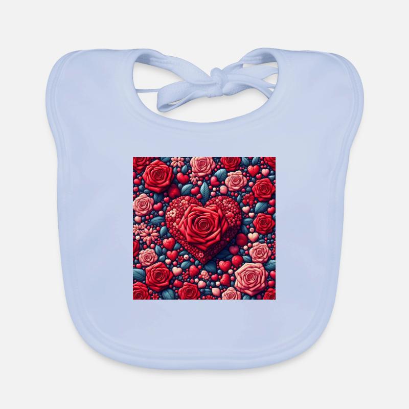 Joyeuse Saint-Valentin Bavoir bio Bébé