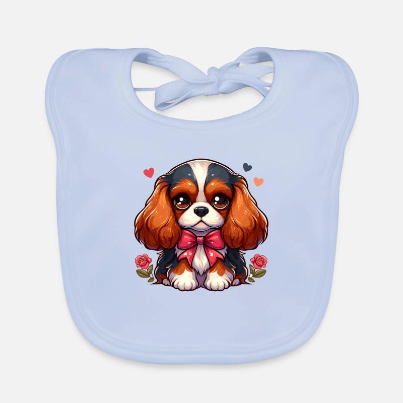 Cavalier King Charles Chien Bavoir bio Bébé