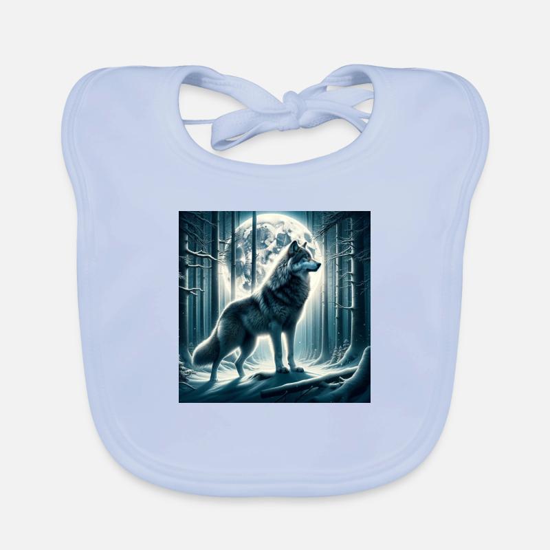 Wolf Organic Baby Bibs