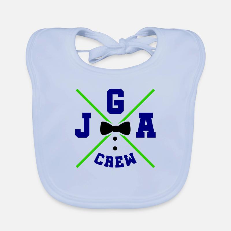 Bachelor Party Crew Organic Baby Bibs