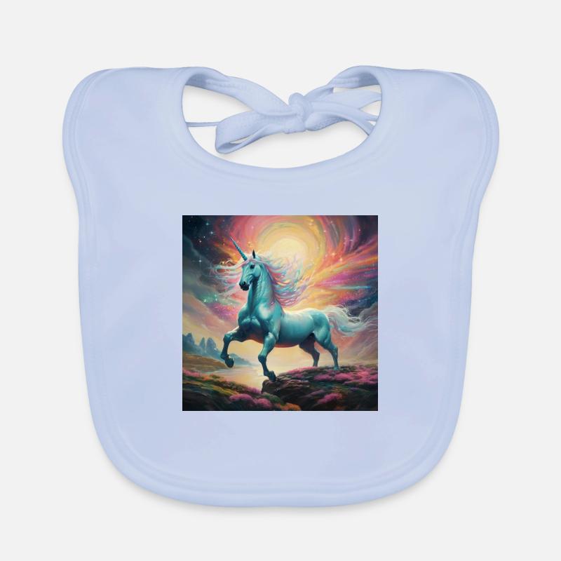 Einhorn 1 1 Baby Bio-Lätzchen