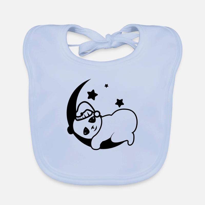 Cute Sleeping Panda Mingion Organic Baby Bibs