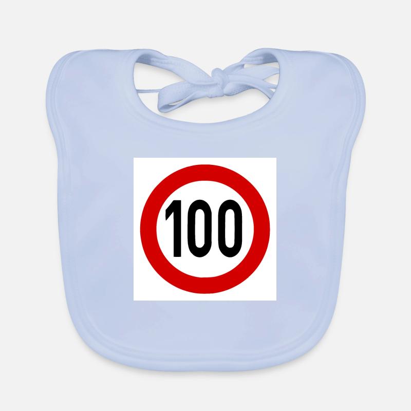 Speed limit 100 Organic Baby Bibs