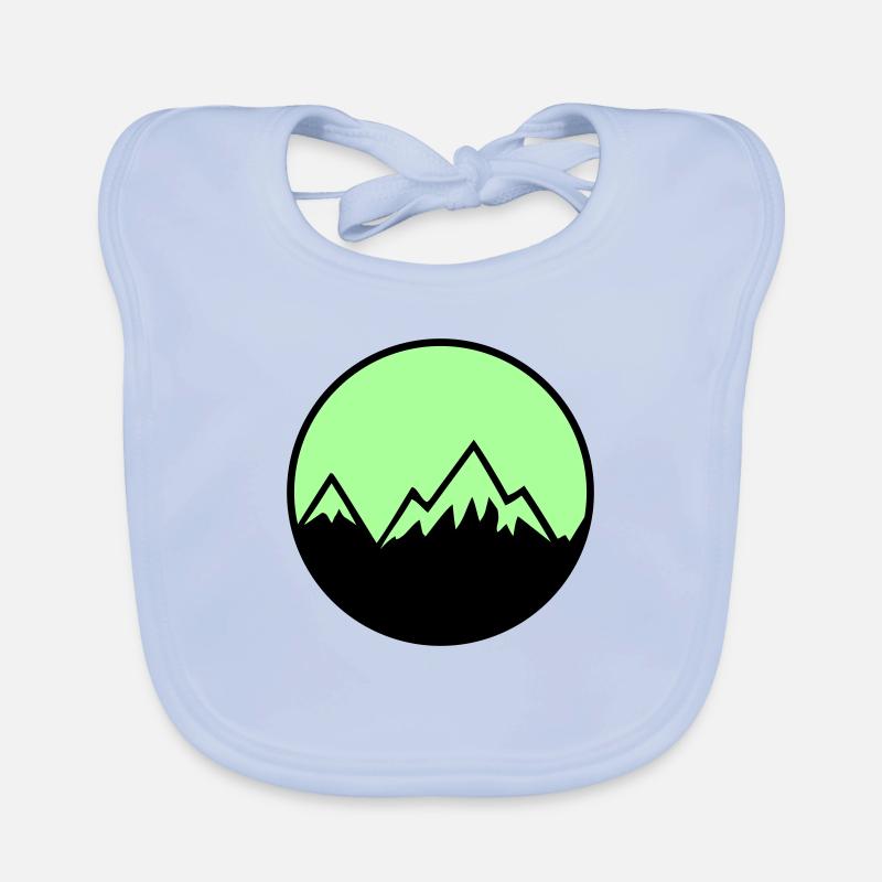 Mountains Organic Baby Bibs
