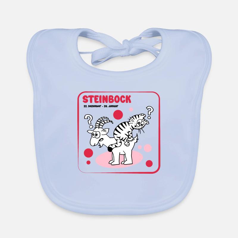 Sternzeichen Steinbock Baby Bio-Lätzchen