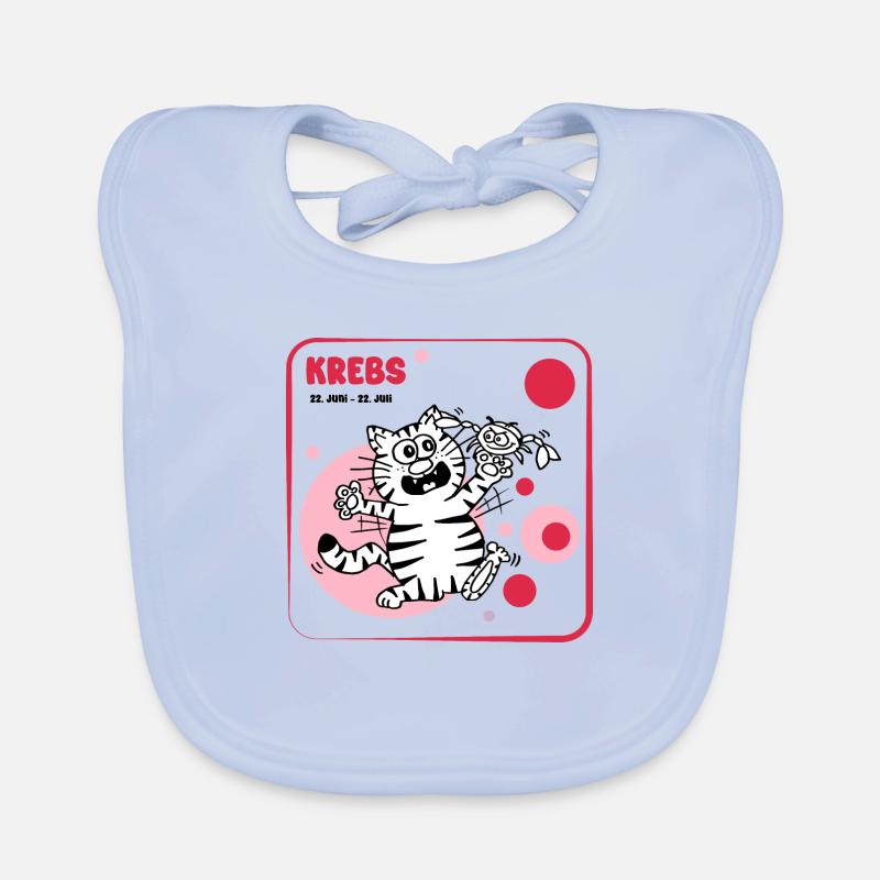 Sternzeichen Krebs Baby Bio-Lätzchen