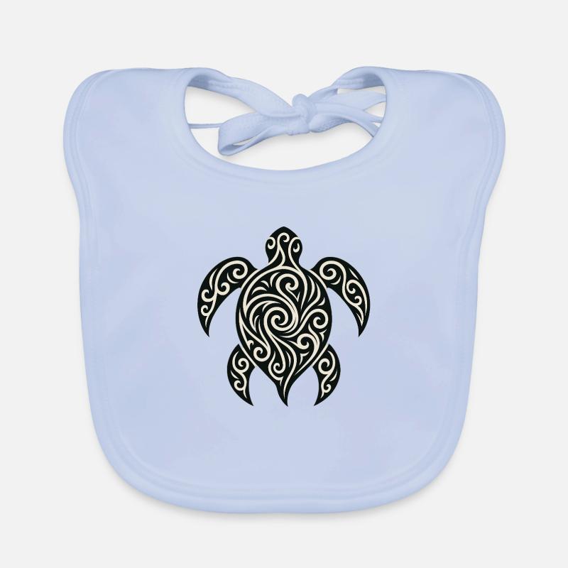 Mana Honu – Polynesian Turtle Baby Bio-Lätzchen